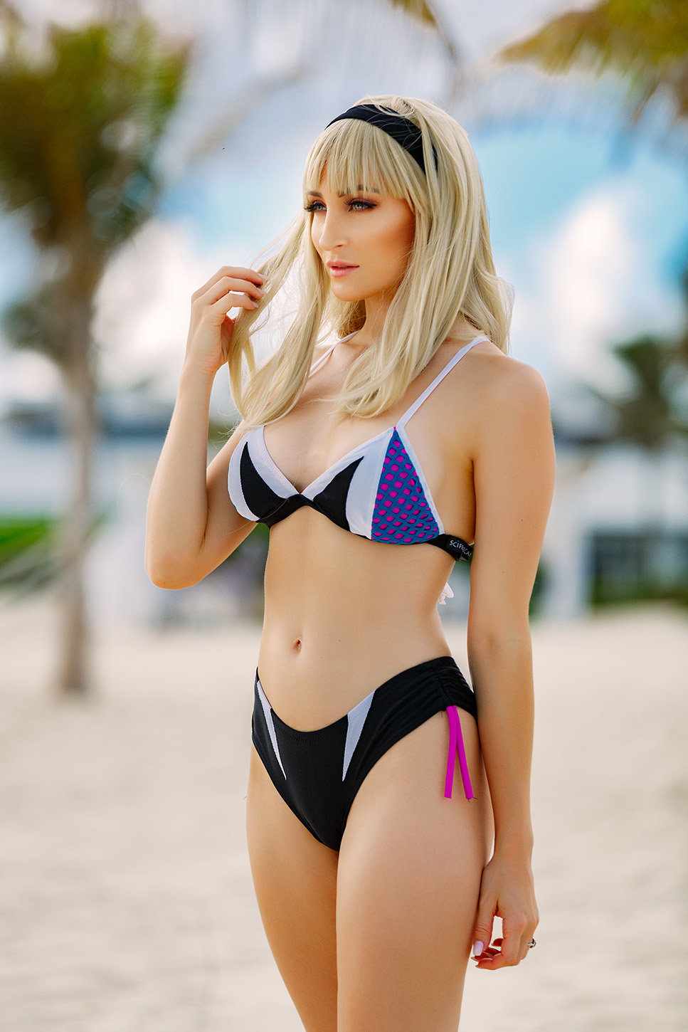 Spider Gwen Bikini DUO SIDED - Official Website of Holly Wolf.